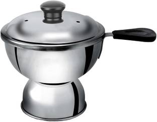 आवर लकी Chiratta Puttu Chirattaputtu Maker with Lid with Pressure Cooker Use - स्टेनलेस स्टील स्टीमर
