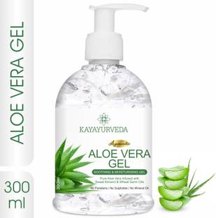कयायुर्वेदा 100% Pure Aloe Vera Gel - Repairing & Soothing for Face, Body & Hair