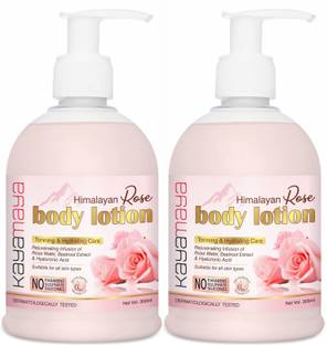 Kayamaya Moisturizing Body Lotion - Rose - Pack of 2