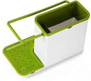 PINJAS Sink Dishwasher liquid & Brush Holder Stand