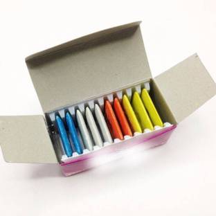 Lucknow Crafts Multicolor Dustless Sewing / Tailor Chalk Marker Chalk for Fabrics-Pack of 10 Tailor Chalk