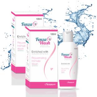 FENZA Wash Expert Intimate Hygiene Wash, 100 - ml (Pack of 2), Enriched with Tea Tree Oil & Sea Buckthorn Oil, Anti-Bacterial Properties prevents Infections,Itching,Irritation & Dryness. Intimate Wash