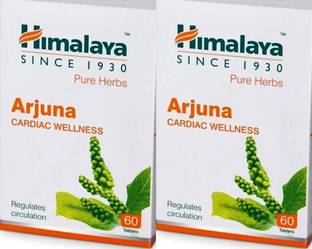 HIMALAYA Arjuna Cardiac Wellness 60 Tablets (Pack of 2)