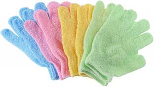 Yutiriti Set Of 8 Pieces Bath Gloves Spa Massage Body Scrubber Cleaner