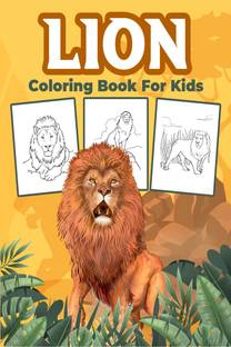 Lion Coloring Book for Kids