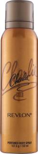 Revlon Charlie Perfumed Body Spray For Men & Women - Gold Body Spray  -  For Men & Women