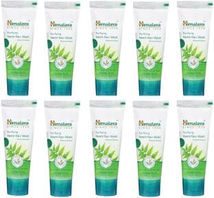 HIMALAYA Herbals Purifying Neem  15ml x 10,  Face Wash