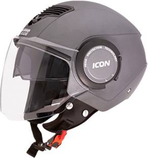 STUDDS ICON DUAL VISOR OPEN FACE HELMET Motorbike Helmet