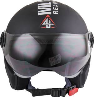 4U SUPREME Icon black Motorbike Helmet