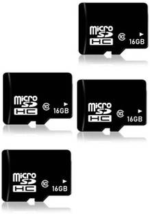 13-HI-13 Class 10 ( pack of 4 ), 16 GB Micro SD Card ( 48 MB/s transfer speed Great for Cell phones, Smartphones, Android Tablets, Tablet PCs. Great speed and performance for video recording ) pro 16 GB MicroSD Card Class 10 48 MB/s  Memory Card Compatible with Camera, Computer, Gaming Console, Mobile, Tablet