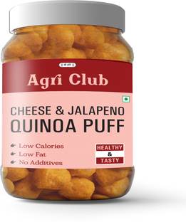 AGRI CLUB Cheese & Jalapeno Quinoa Puff 300gm (each 150gm)