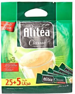 Alitea Classic 3in1 with Creamer and Sugar 30 Sachets, 600g Instant Tea Bags Pouch