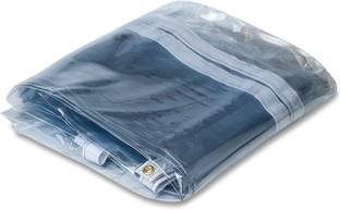 DEWAN SONS Transparent Tent - For Durable Multipurpose Clear PVC Tarp Cover With Rustproof Grommets For Residential, Industrial & Commercial Use - 7 by 8 Feet