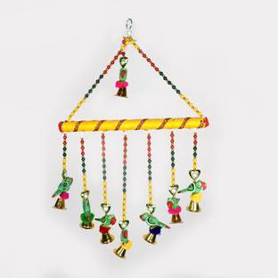 Puja N Pujari Parrots for Decoration Hanging / Parrot Door Wall Window Hanging Decor Toran