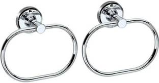 kaya bath accssories Towel Ring Owel (2) silver Towel Holder