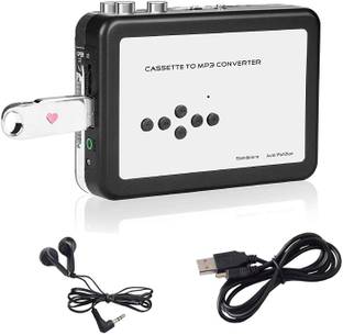 microware Cassette Player Recorder?Cassette to MP3 Converter, Walkman Cassette Tapes Conversion to MP3 / CD / USB Storage via USB Flash Driver?with Earphones, Volume Control, No PC Required MP3 Player