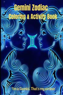 Gemini Zodiac Coloring &amp; Activity Book
