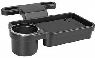 QAWACHH Car Cup Holder Multi-Functional Foldable Food Drink Tray Table Stand Car Bottle Holder