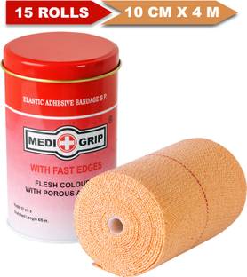Medigrip Elastic Adhesive Bandage 10 cm X 4 m Crepe Bandage