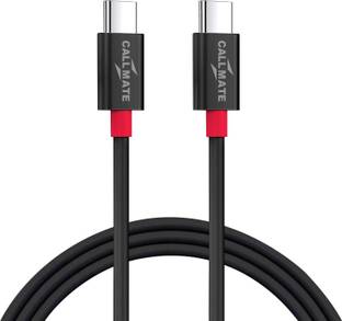 Callmate USB Type C Cable 1 m USB C to USB C Cable 60W PD 1m, USB 2.0 Type C Charging Cable Fast Charge for MacBook Pro 2020, iPad Pro 2020, iPad Air, Galaxy S20, Pixel, Switch, LG