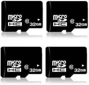 13-HI-13 ( pack of 4 ) 32GB Micro SD Card - Class 10 ( 48 MB/s transfer speed Great for Cell phones, Smartphones, Android Tablets, Tablet PCs. Great speed and performance for video recording ) pro 32 GB MicroSD Card Class 10 48 MB/s  Memory Card Compatible with Camera, Computer, Gaming Console, Mobile, Tablet
