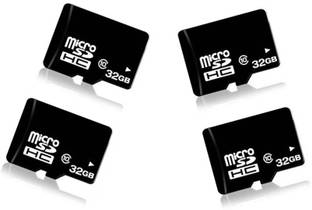 13-HI-13 Class 10 ( pack of 4 ) 32GB Micro SD Card - ( 48 MB/s transfer speed Great for Cell phones, Smartphones, Android Tablets, Tablet PCs. Great speed and performance for video recording ) pro 32 GB MicroSD Card Class 10 48 MB/s  Memory Card Compatible with Camera, Computer, Gaming Console, Mobile, Tablet
