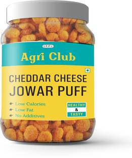 AGRI CLUB Cheddar Cheese Jowar Puffs 200 GM (each 100gm)