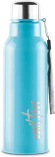 MILTON Steel Fit 600 Insulated Inner Stainless Steel Water Bottle, 1 Piece, Light Blue 520 ml Bottle