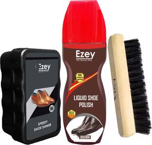 Ezey sss+liq brn+shoe brush Shoe Care Kit