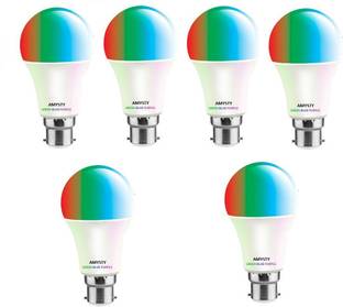 AMYSTY 9 W Basic Round B22 LED Bulb