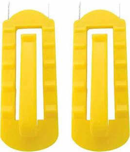 SN AQUATIC Cuttle Fish Bone Holder with Black Strick and Braze Clip Holder for Birds Without Cottle Bone (Pack of 2) Cage Cuttlebone Holder