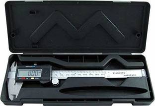 Bellveen Latest LCD Digital Electronic Fiber Vernier Caliper Gauge Micrometer Black Silver | Multi Color | Pack of 1 Vernier Caliper
