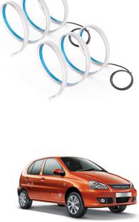 XZRTZ Car Flexible LED Strip Light For Headlight Sequential Flasher DRL Flowing Amber Turn Signal Lamp daytime running light White yellow turn signal lamp 12V Z214 Headlight Car, Motorbike LED for Tata (12 V, 55 W)