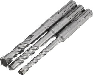 Gadariya King 3PCS 6MM 8MM 10MM ELECTRIC HAMMER DRILL BIT SET 110MM CARBIDE TIP SDS PLUS SHANK CONCRETE DRILL BITS