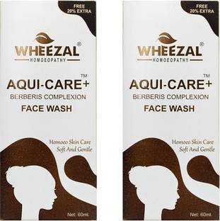 WHEEZAL Aqui Care + Berberies Complexion  ( Pack of 2 ) Face Wash