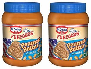 FUNFOODS by Dr. Oetker Peanut butter butter crunchy 400 gram pack of 2