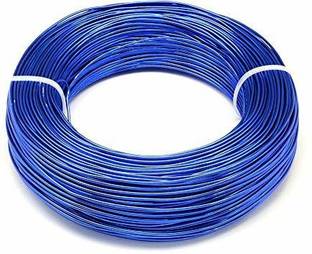 Beadsnfashion Aluminium Art and Craft Color Wire for Jewellery Making, Flower Decoration and Floral Arrangement 10 Mtrs, Size 1 mm(18 Gauge)