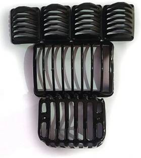 Classic Pro Headlight,Tail Light and Indicator Grill Splendor Cover Set(Black) Bike Headlight Grill