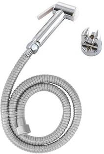 PLNJAR Jet Spray For Toilet Faucet Sprayer Toilet Water Gun, Health Faucet Brass Body Gun With Stainless Steel Hose With ABS Stand, Clean Toilet Spray Gun Household Bathroom Accessories Multi Use Kitchen For Clean Vegetable, Dish, Spray In Plants PL- JT10256 Health  Faucet