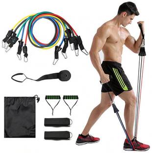 standcart Resistance Bands Set Tubes for Fitness Home Gym Workout Resistance Tube 11 Resistance Band