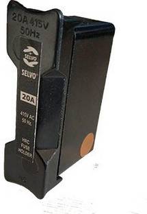 Selvo 20A HRC Fuse Holder 20A HRC Fuse Holder (Pack of 6 ) Without HRC Electrical Fuse