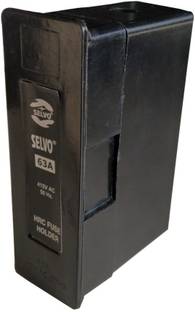 Selvo 63A HRC Fuse Holder (Pack of 3 ) without HRC Electrical Fuse