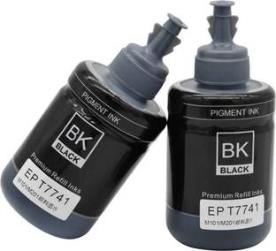 Teqbot Refill Ink 774 Black Pack of 2 Black Ink Bottle