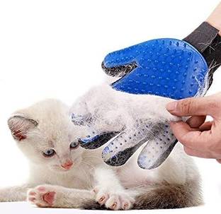 THE DDS STORE Superdog Hand Brush Grooming Gloves Pet Shampoo Brush | Soothing Massage Rubber Bristles Curry Comb for Dogs & Cats Washing | Professional Quality Hand Brush -1 Piece (Color May Vary) Grooming Gloves for Dog & Cat, Cat, Dog, Rabbit