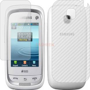 Fasheen Front and Back Screen Guard for SAMSUNG CHAMP NEO DUOS C3262