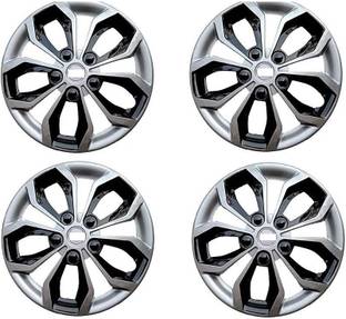 sonienterprises Dual Color Silver Black 14-inch Tyre Sport Rim cover, Wheel Cover with Rings, wheel cover Wheel Cover For Maruti Swift (35.56 cm) Wheel Cover For Universal For Car SX4 ZXI MT