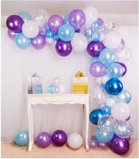 Bash N Splash Solid Frozen Theme Birthday Decoration Girls Princess Elsa Birthday Party Decorations Balloon