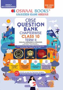 Oswaal Cbse Question Bank Chapterwise for Term 2, Class 10, English Language & Literature (for 2022 Exam)