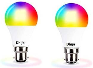 Dhija 9 W Basic Round B22 D LED Bulb