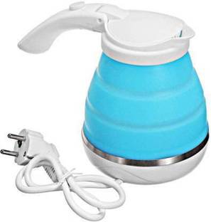 Misaki Travel Foldable Electric Kettle Portable Silicone Collapsible Kettle 500ML for Most Travel and Home & Office Use Electric Kettle